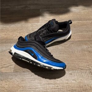 Nike Air Max 97 Black and Blue Trainers